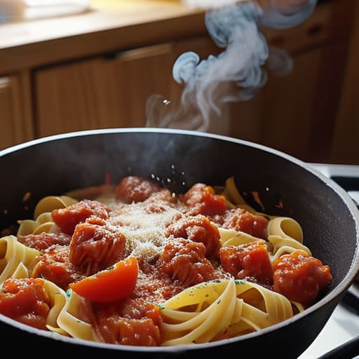 Cooking The One-Pot Pantry Pasta.