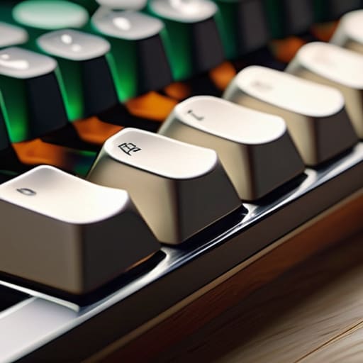 An external mechanical keyboard for better workflow.