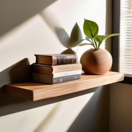 Organized shelves showing The Real Result.
