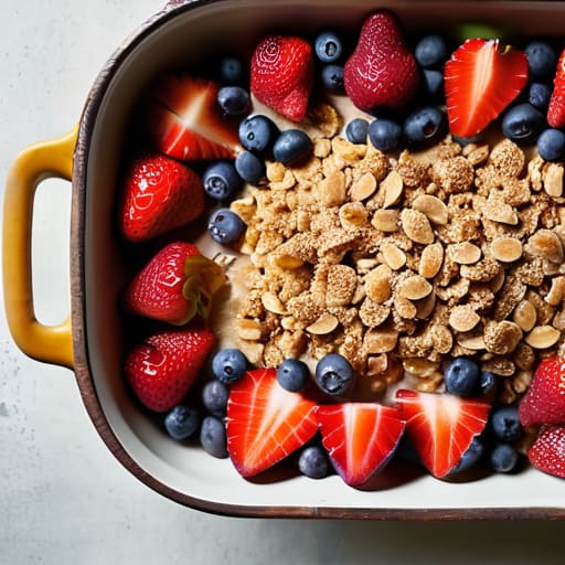 The "Too Tired to Cook" Fruit Crumble.