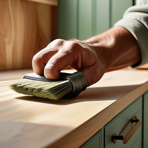 Learn how to paint kitchen cabinets.