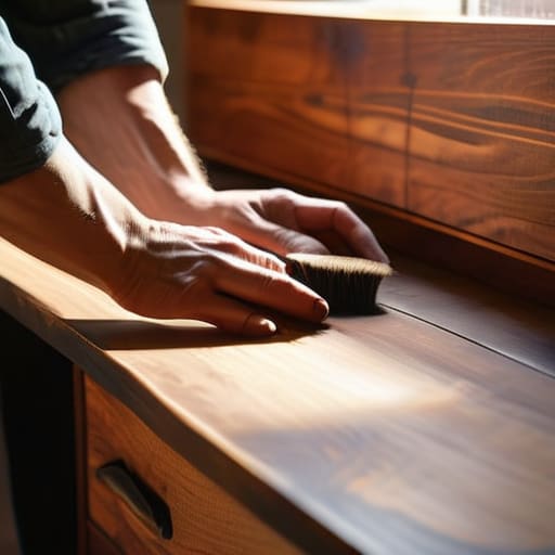 Learning how to refinish furniture effectively.