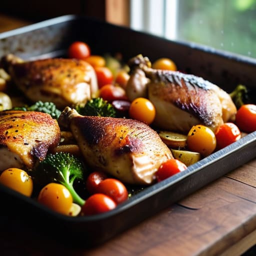 Easy simple sheet pan dinners for cleanup.