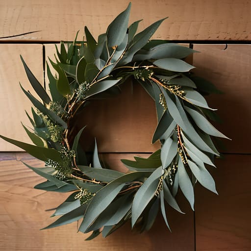 Simple DIY Minimalist Evergreen Wreaths.