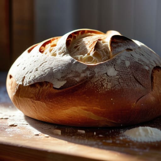 How to bake bread at home easily.