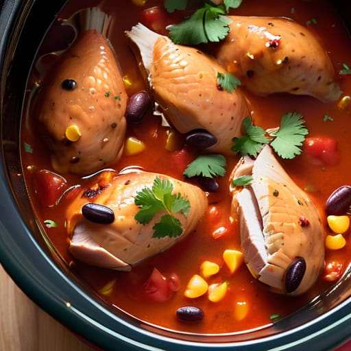 The "Dump and Go" Salsa Chicken recipe.