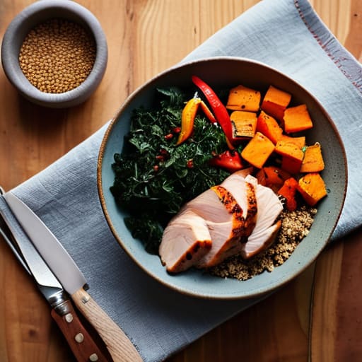 A Simple Protein Vegetable Carbohydrate Ratio.