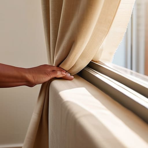Using Hem Tape for Curtains Without the Sewing Stress